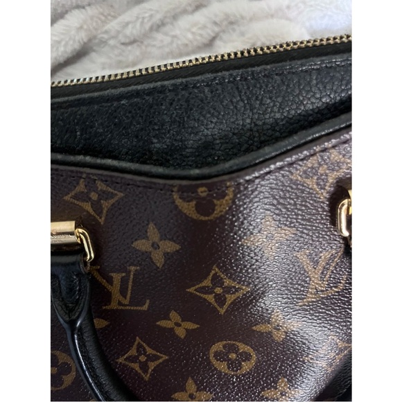 Louis Vuitton Black and Brown Monogram Tote - Picture 9 of 16